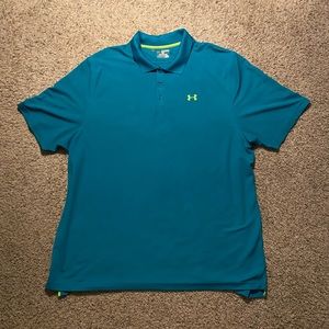 Under Armour UA Heat Gear Loose Polo Size 3XL Red White